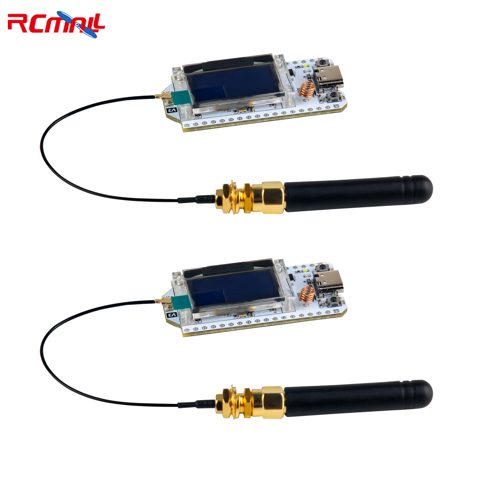 Oled Display 0.96 - 2 مجموعات LoRa32 V3 868 ميجا