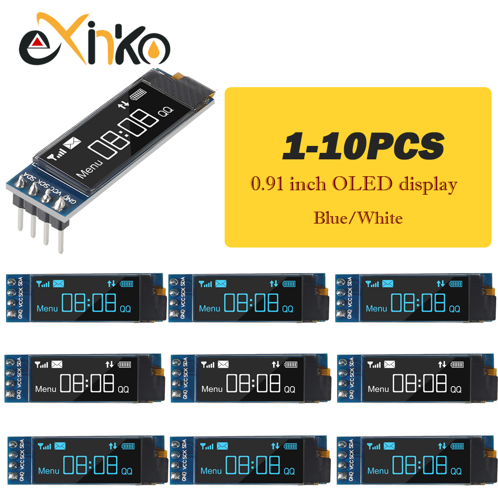 Oled Display 0.96 - 1-10 قطع وحدة عرض OLED مقاس