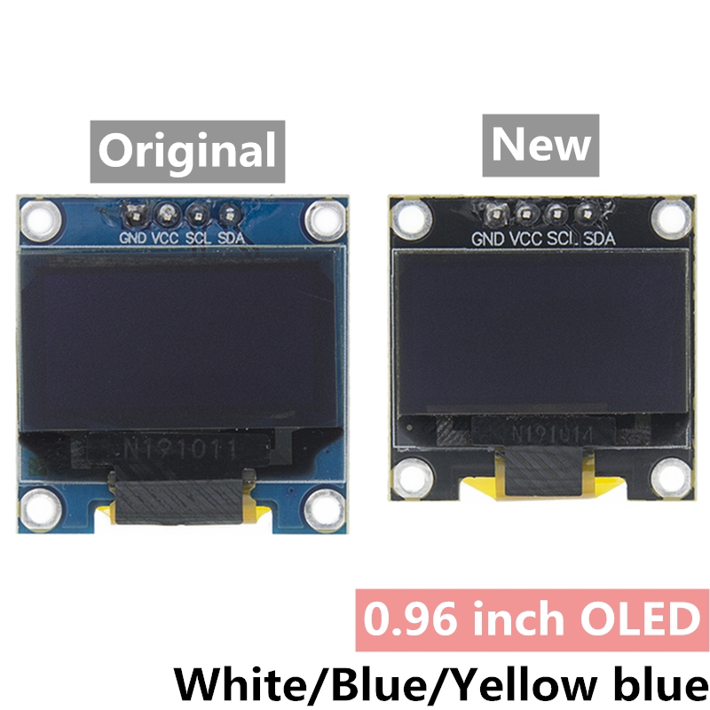 Oled Display 0.96 - 0.96 بوصة IIC المسلسل 4pin أبيض/أزرق/أصفر