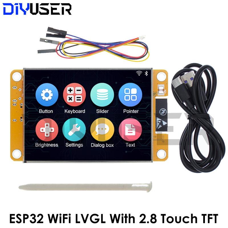 Tft Display 2.4 - لوحة تطوير ESP32 LVGL مع واي