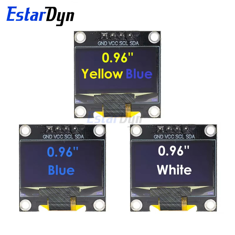 Ssd1306 - شاشة عرض OLED مقاس 0.96 بوصة