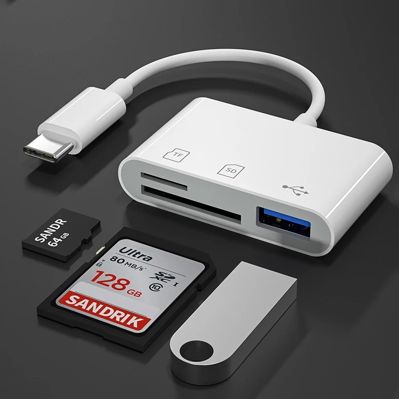 Sd Card Module - محول متعدد المنافذ 3 في 1