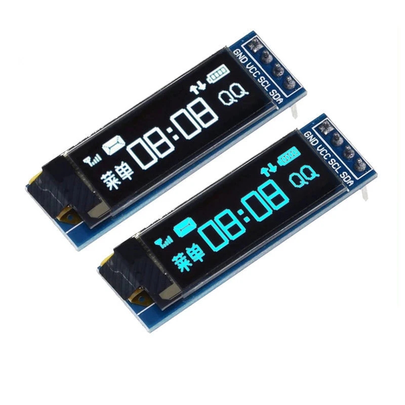 Ssd1306 - وحدة عرض OLED بالضوء الأزرق/الأبيض ،