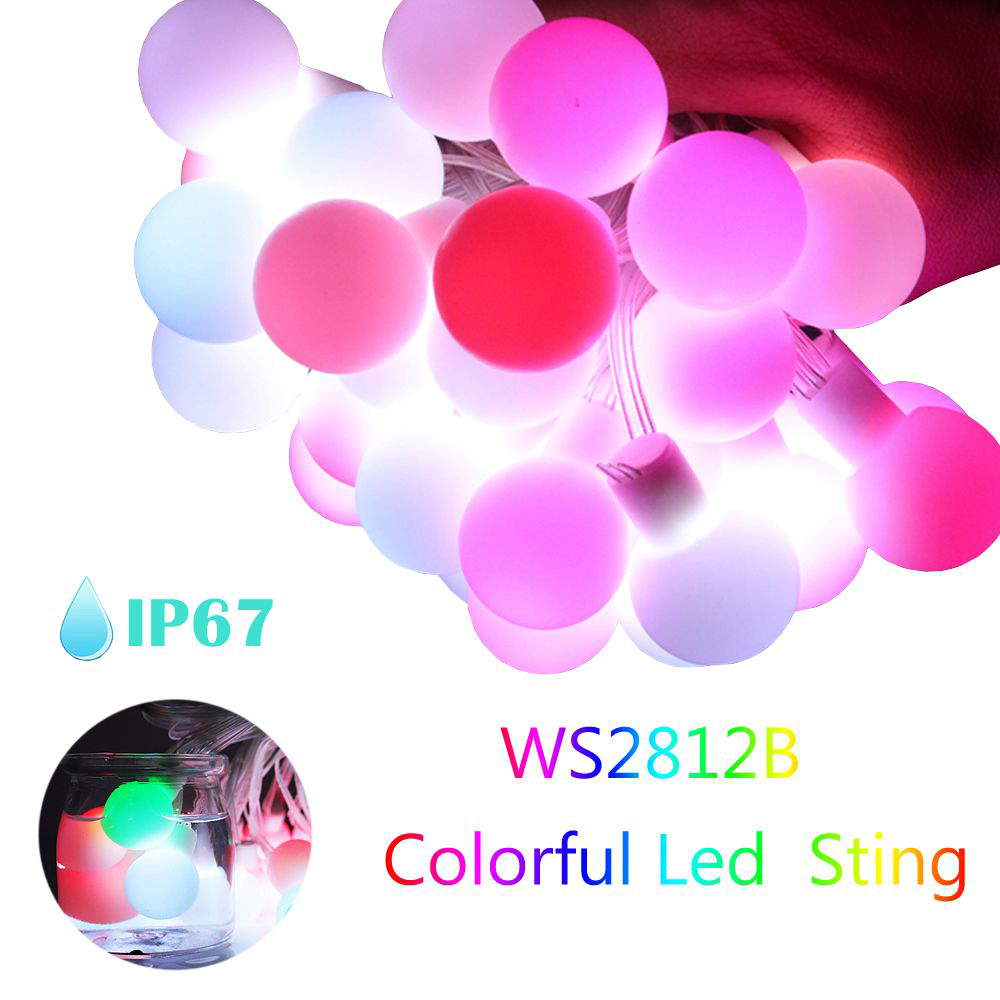 WS2812b LED كرة مستديرة سلسلة  - مراجعة Ws2812B Strip 5V وسعره