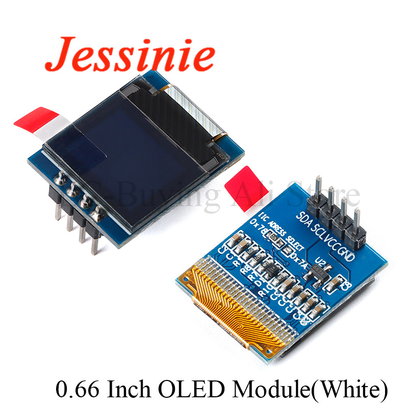 0.66 بوصة OLED وحدة عرض LCD 64 - مراجعة Ssd1306 وسعره