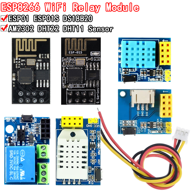 ESP8266 5 فولت واي فاي وحدة ال - مراجعة Ds18B20 وسعره