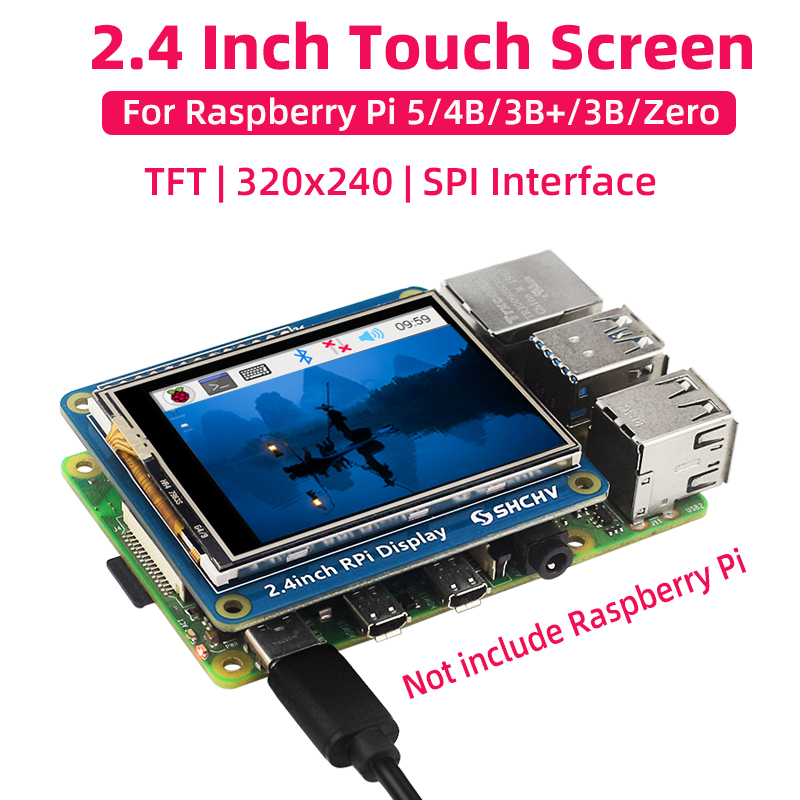 SHCHV 2.4 بوصة تعمل باللمس لرا - مراجعة Tft Display 2.4 وسعره