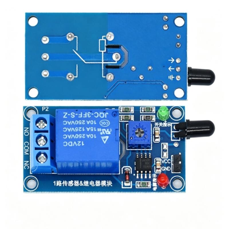 وحدة استشعار اكتشاف اللهب بالأ - مراجعة Relay Module 1 Channel وسعره