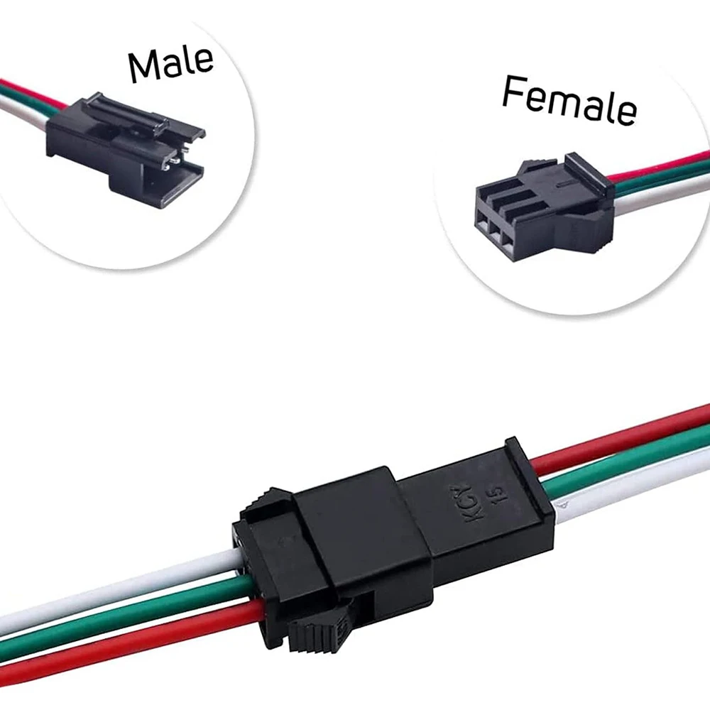 JST SM ذكر أنثى LED تمديد موصل - مراجعة Ws2812B وسعره