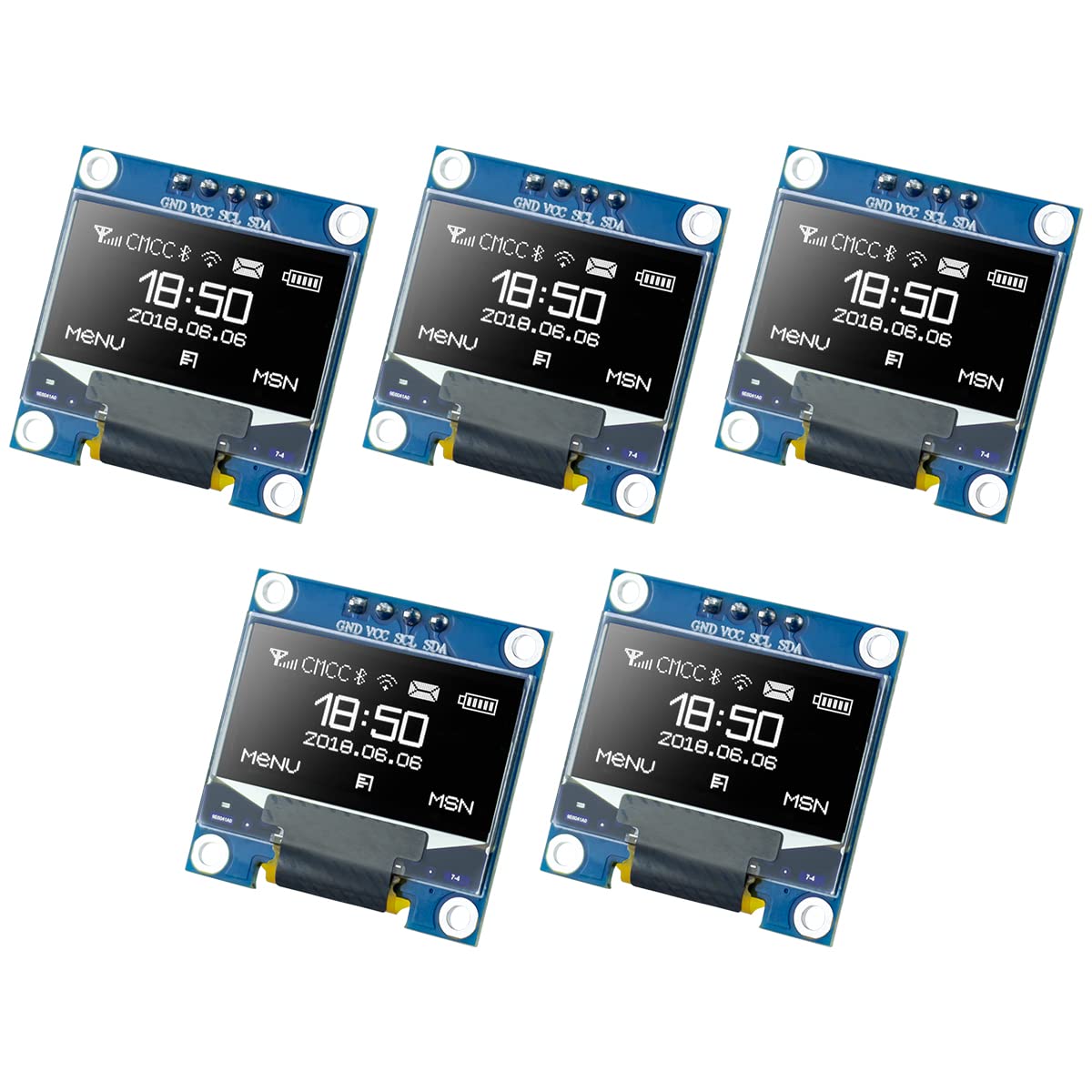 وحدة عرض OLED I2C IIC مقاس 0.9 - مراجعة Ssd1306 وسعره