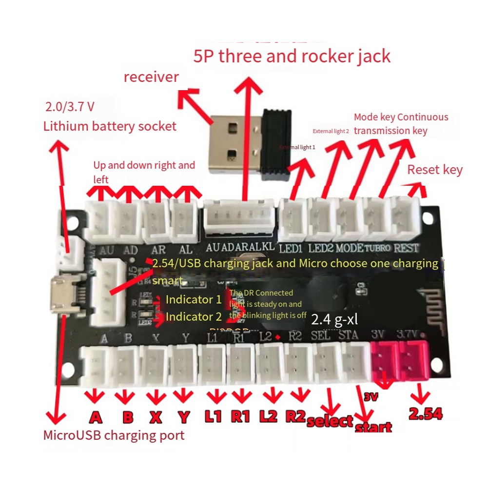 لوحة تحكم ألعاب لاسلكية L77A ب - مراجعة Joystick Module وسعره