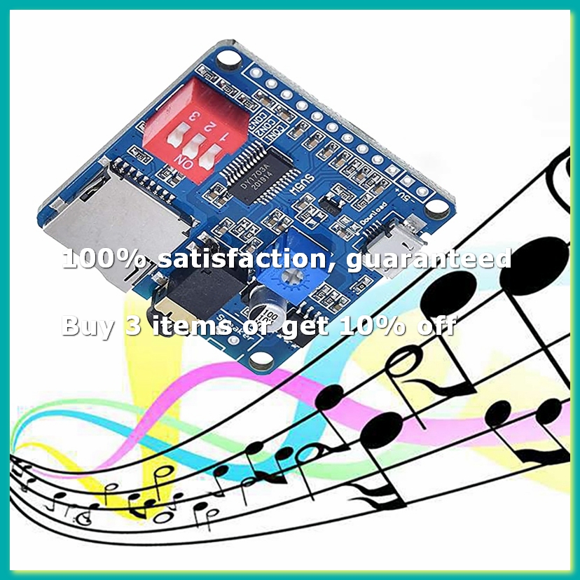 وحدة تشغيل الصوت DY-SV5W لمشغل - مراجعة Sd Card Module وسعره