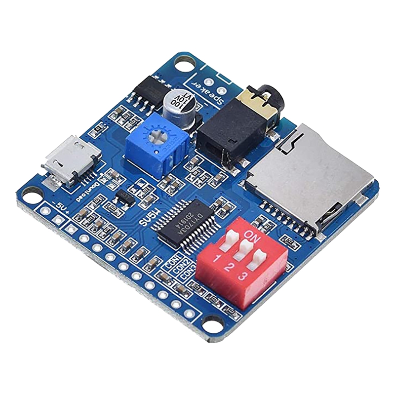 وحدة تشغيل الصوت DY-SV5W لمشغل - مراجعة Sd Card Module وسعره