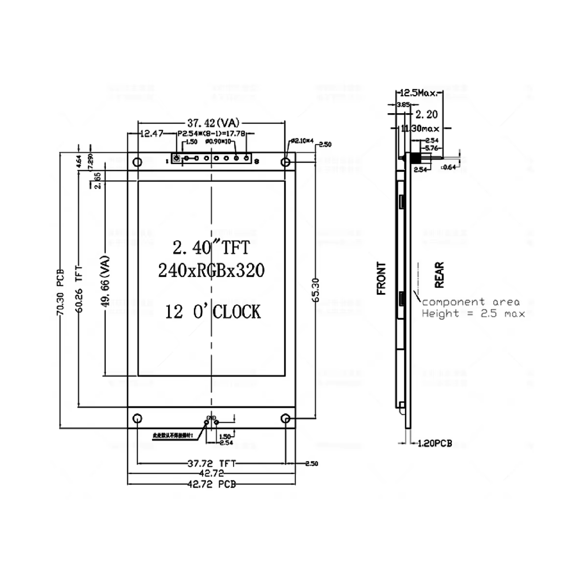 شاشة عرض TFT LCD مقاس 2.4 بوصة - مراجعة Tft Display 2.4 وسعره
