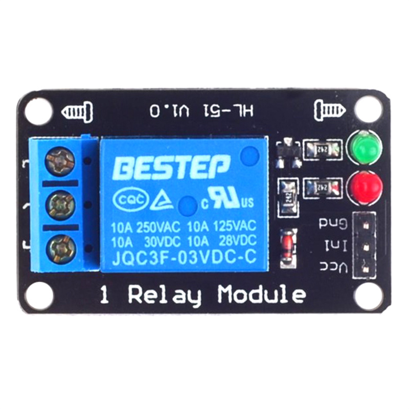 1 قطعة 1 قناة 3 فولت وحدة التت - مراجعة Relay Module 1 Channel وسعره