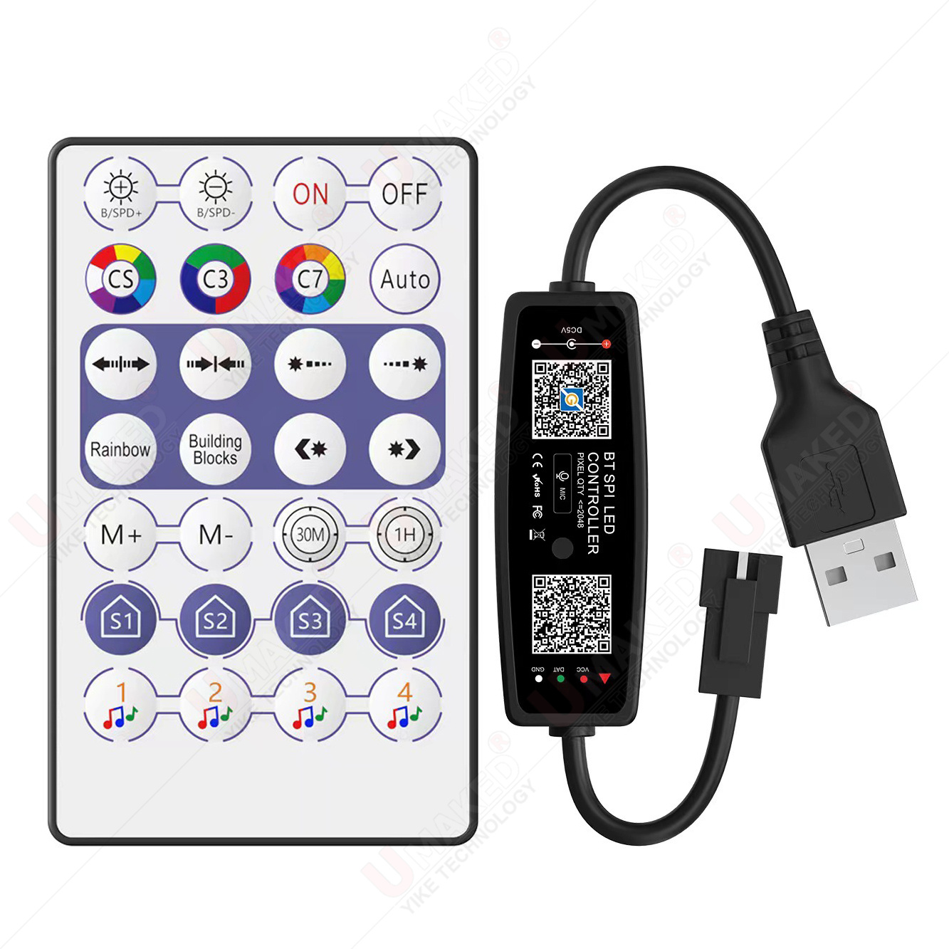 وحدة تحكم LED بتقنية RGBIC WS2 - مراجعة Ws2812B وسعره