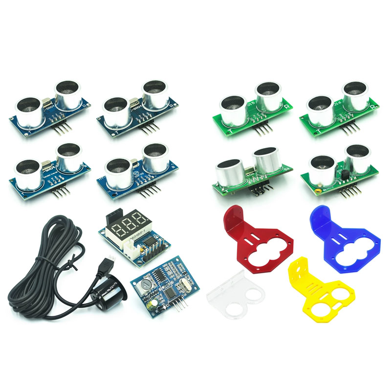 HC-SR04 HYSRF05 US-15/16/26/25 - مراجعة Ultrasonic Sensor Hc-Sr04 وسعره