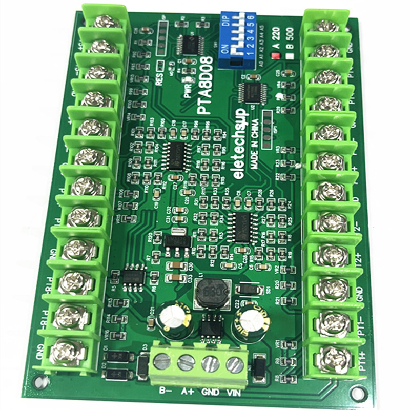 PTA8D08 8AI RS485 المدخلات الت - مراجعة Ds18B20 وسعره