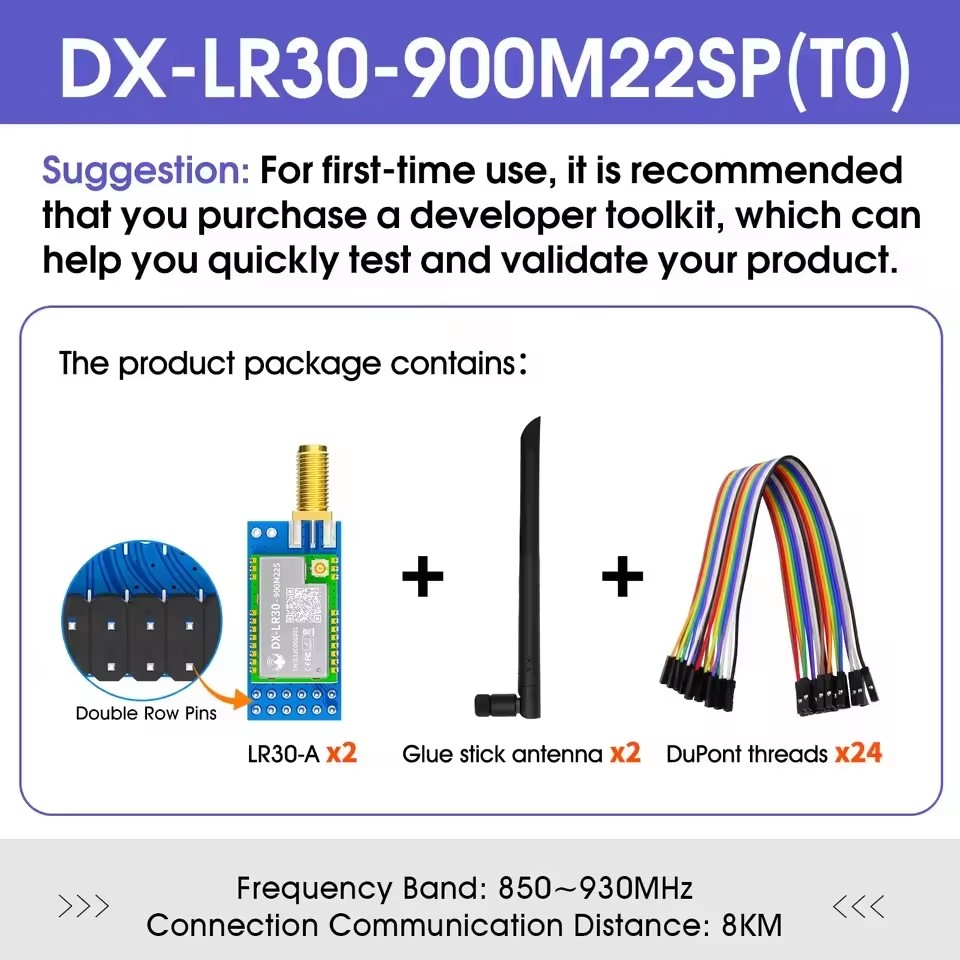 SX1262 LoRa وحدة المطور SET DX - مراجعة Lora Rfm95 وسعره