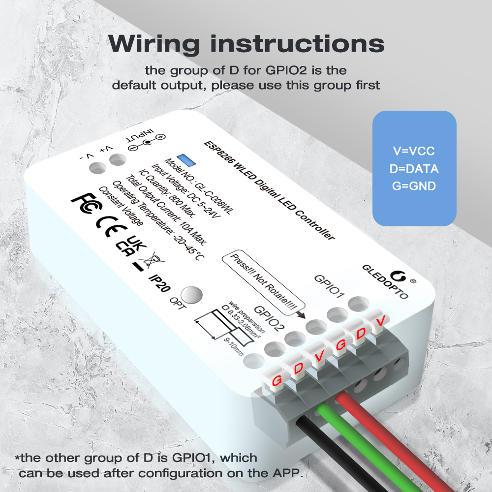 MJJC WLED تحكم 5 فولت 12 فولت  - مراجعة Ws2812B Strip 5V وسعره