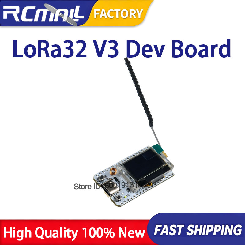 لوحة تطوير ESP32 lora 32 v3 HT - مراجعة Oled Display 0.96 وسعره