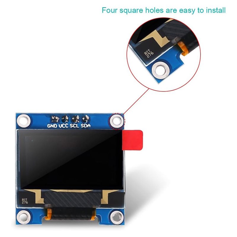 A37T-4Pcs شاشة عرض OLED مقاس 0 - مراجعة Oled Display 0.96 وسعره
