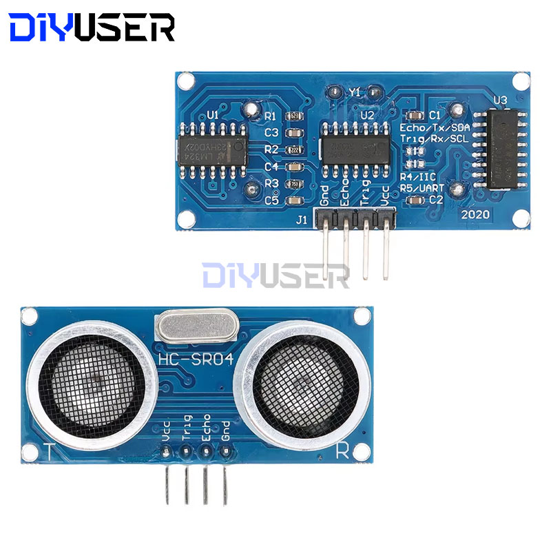 وحدة استشعار المسافة بالموجات  - مراجعة Ultrasonic Sensor Hc-Sr04 وسعره