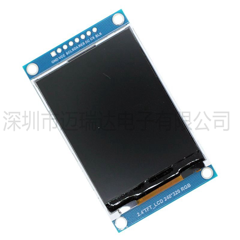 شاشة LCD ملونة TFT مقاس 2.4 بو - مراجعة Ili9341 وسعره