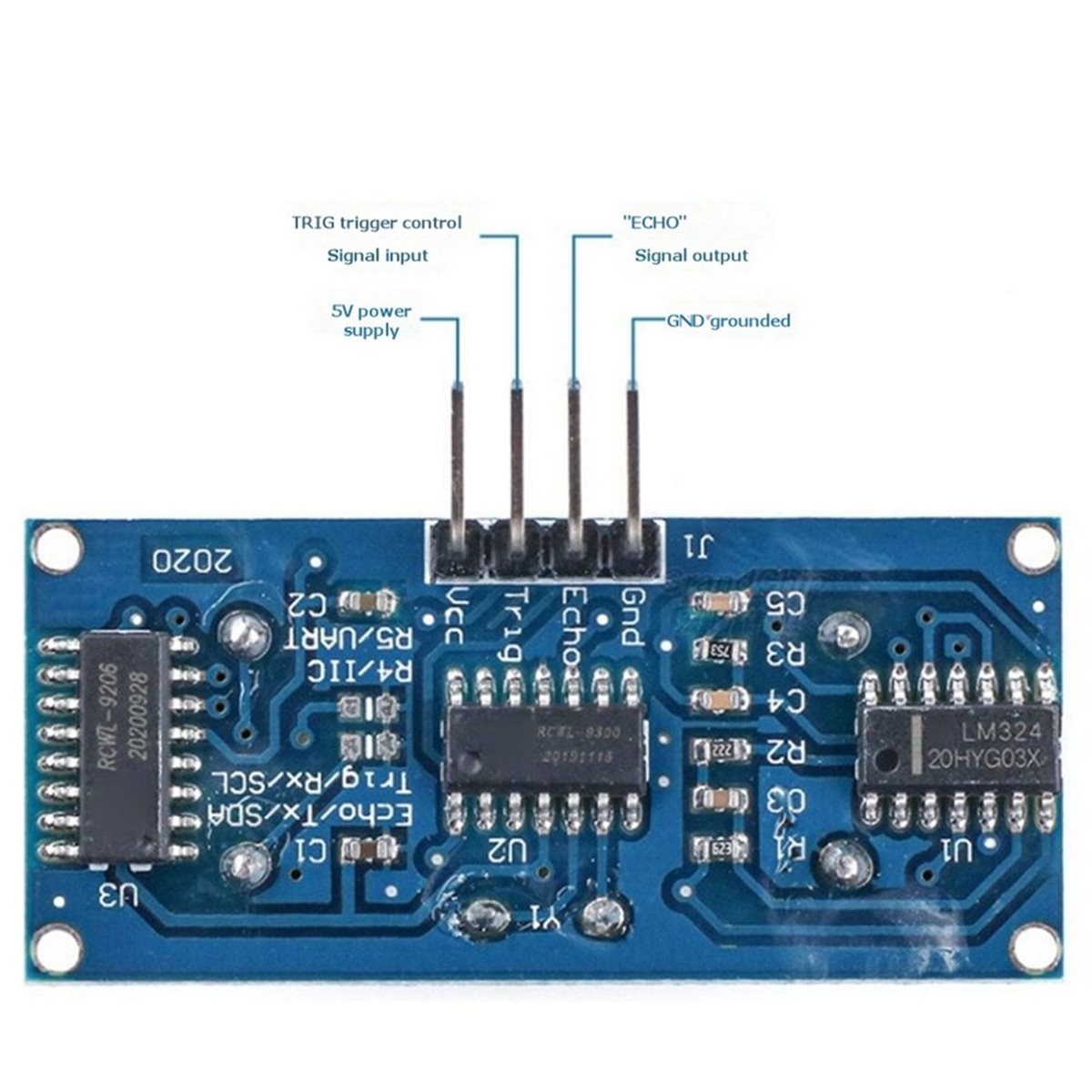 6 قطع من وحدة استشعار المسافة  - مراجعة Ultrasonic Sensor Hc-Sr04 وسعره