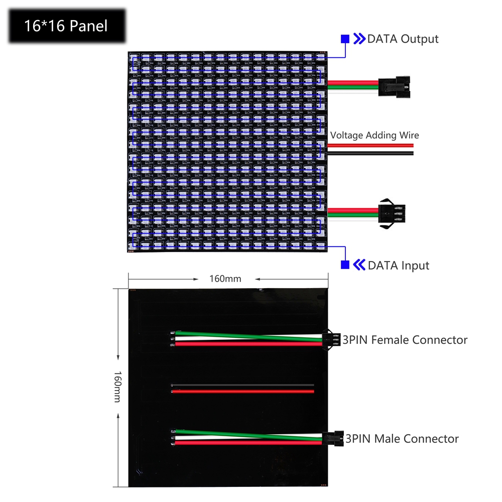 لوحة LED رقمية مرنة قابلة للبر - مراجعة Ws2812B Strip 5V وسعره