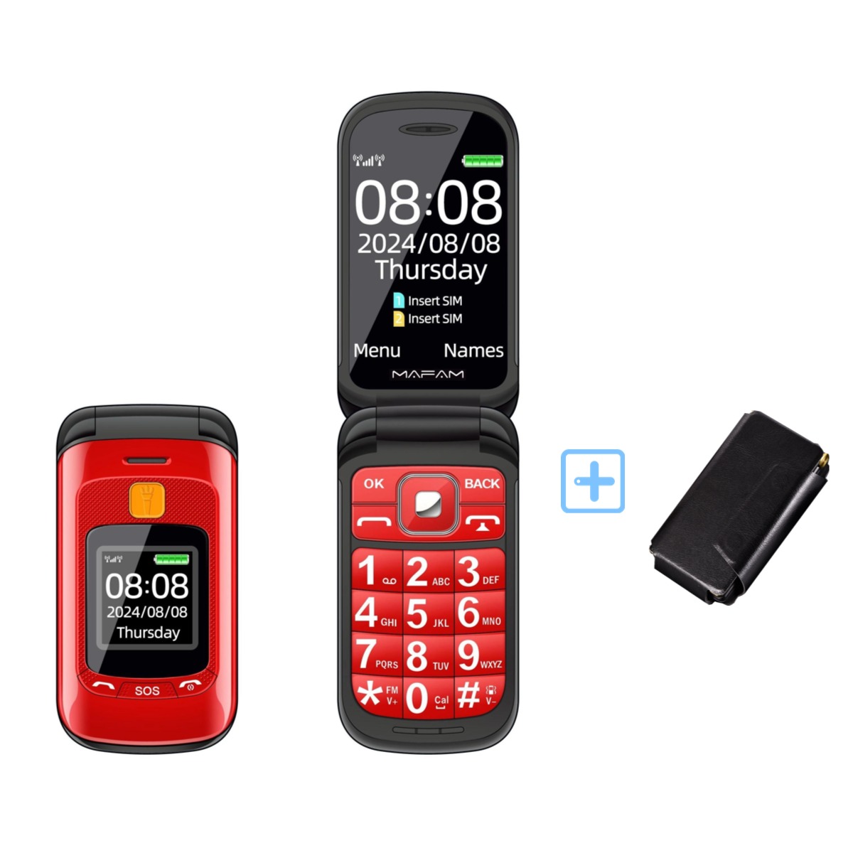 Mafam F899 كبار ميزة الوجه اله - مراجعة Tft Display 2.4 وسعره