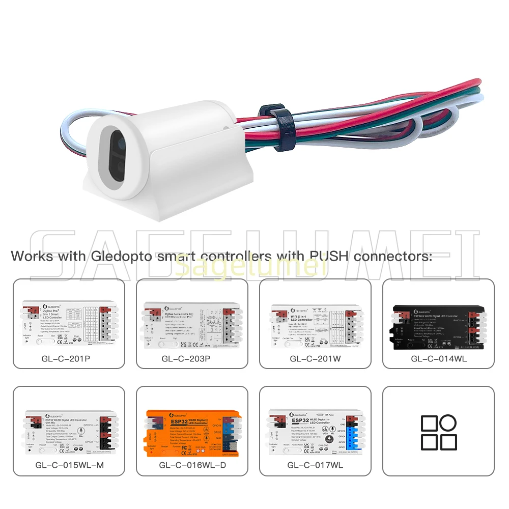 RGB IC ESP32 WLED LED تحكم هيئ - مراجعة Ws2812B وسعره